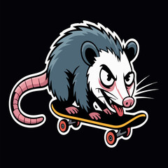 Coloring alphabet for kids vector illustration of a cute cartoon dog head