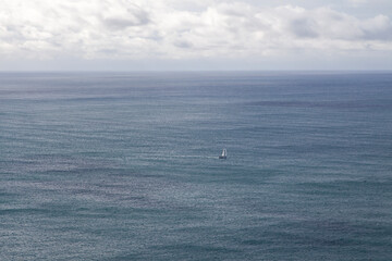 Obraz premium Sailing Boat at Sea