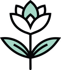 Abstract green leaf vector illustration with decorative nature elements.