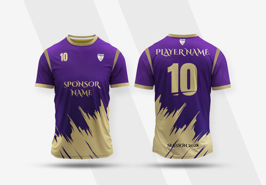 Sport Jersey Template Design For Football