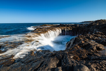 El Bufadero de La Garita Blowhole, Gran Canaria – Powerful Atlantic Waves
