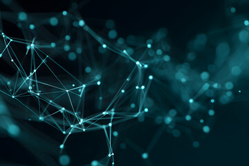 abstract digital pattern with modern geometric elements and clean blank space for text overlay in sleek futuristic cyber design