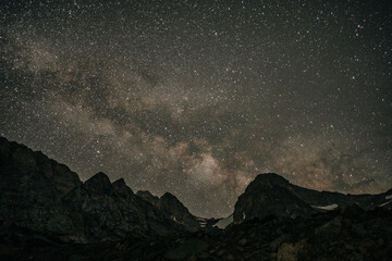 stars in the mountains