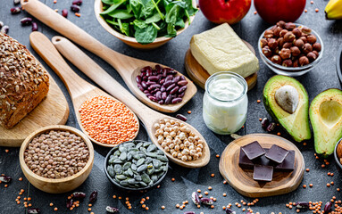 Food products rich in magnesium