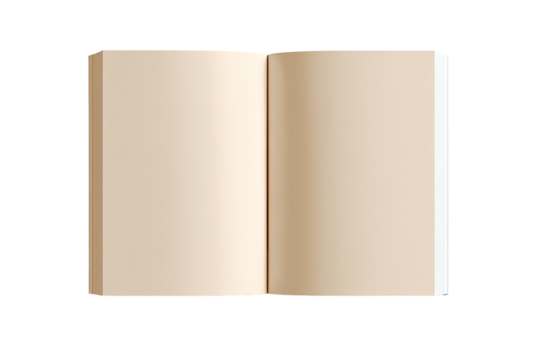 Open beige book, pixelated style