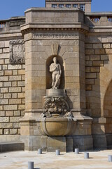 Stettin/Szczecin, linker Teil vom Aufgang zu den Hakenterrassen