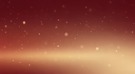 Fototapeta premium Abstract background with bokeh lights shimmering in red and gold, perfect for adding elegance to any design project. Bokeh lights create mesmerizing effect,