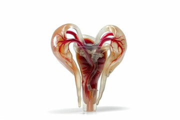 Anatomical Uterus Model: This intricate anatomical model provides a detailed representation of the human uterus, showcasing its complex structure and inner workings.