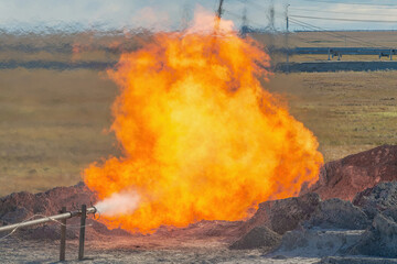 The Arctic gas source. Combustion of reservoir fluid during well testing and development. The...