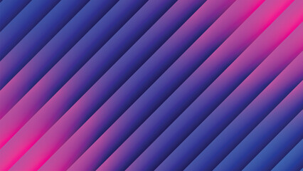 Abstract diagonal gradient background in blue purple and pink hues