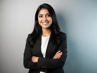 portrait of a young businesswoman