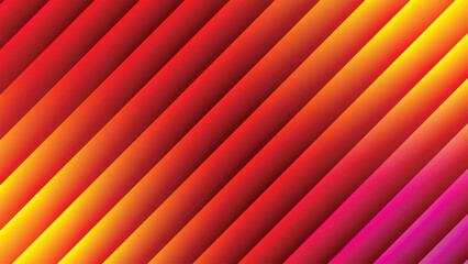 Striking diagonal gradient background with shades of red yellow and pink