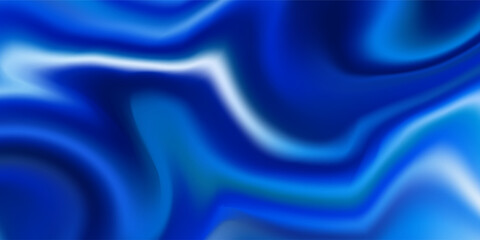 Blue Abstract Fluid Wave Background. Modern trendy design in Vector Illustration