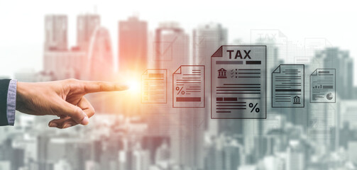 Concept of international taxation. This represents global tax laws and financial regulations for...