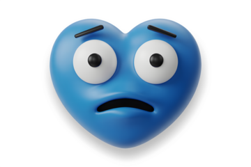 Awe-Struck Heart Face: Love Struck and Mouth Open in Wonder.