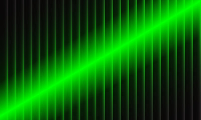 Green fractal neon glass bold line texture abstract background with vibrant pastel gradients and bright smooth fluted vertical lines. ribbed glass. Mesh line gradient vector illustration