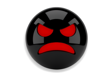 The Black Wrath: Unhappy, Stressed, and Furious.