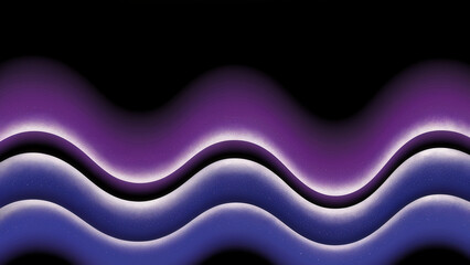 Abstract wavy background with purple and blue gradient and glitter effect