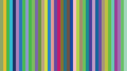 Colorful Vertical Stripes Background with Green Blue Pink and Brown Shades