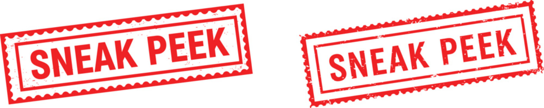 sneak peek stamp design creating anticipation for new product launches and exclusive reveals