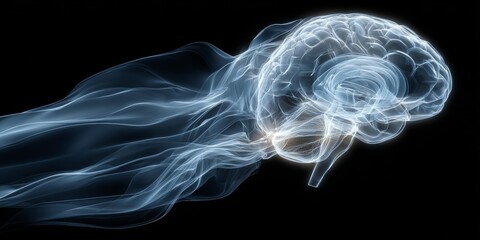 Fototapeta premium Artificial Intelligence Brain Concept