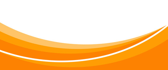 Vector orange line background curve element yellow white space for text and message design, overlapping layers, vector
