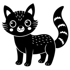vector illustration of a cat