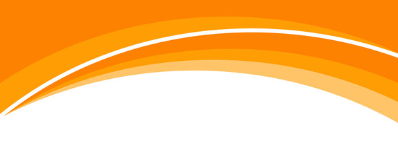 Vector orange line background curve element yellow white space for text and message design, overlapping layers, vector