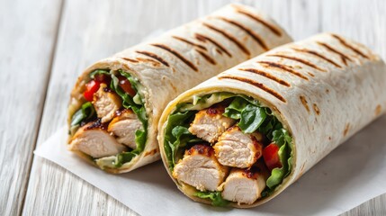 Neatly Folded Baby Onesie on Wooden Table Mat for Nursery Decor