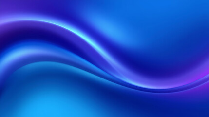 Naklejka premium abstract blue purple wave design with gradient background and flowing curves