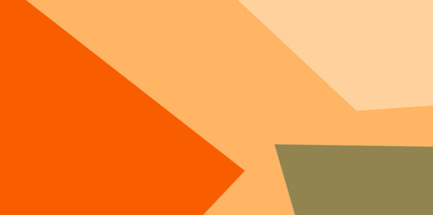Angular Geometric Abstract Illustration Vector Background. Abstract vector illustration composed of sharp, angular geometric shapes and clean color blocks in orange and olive tones. 