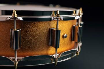 Ultra Detailed Snare Drum Close-Up