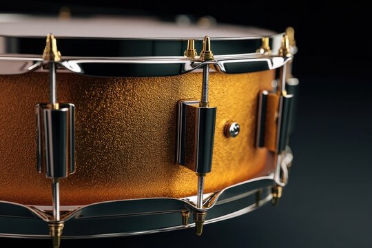 Ultra Detailed Snare Drum Close-Up