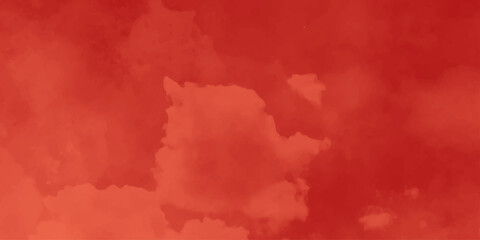 Abstract Watercolor red grunge background painting. Old vintage grunge pattern distressed bright red paper. Expressive abstract painting showcasing a vivid fiery red color palette with smoky undertone