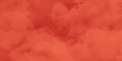 Abstract Watercolor red grunge background painting. Old vintage grunge pattern distressed bright red paper. Expressive abstract painting showcasing a vivid fiery red color palette with smoky undertone