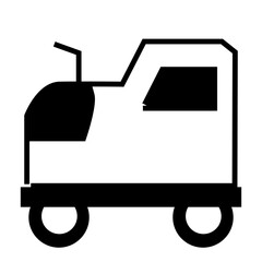 tractor transport vector illustration icon
