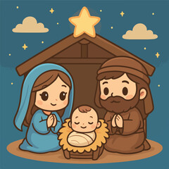 Nativity Scene (Chibi Style)
