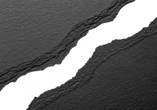 Black torn paper texture ripped background - Powered by Adobe