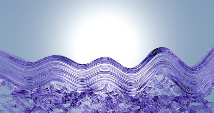 Blue Microcapsule Activating Purple Skin Fibers, Firming and Wrinkle Smoothing.