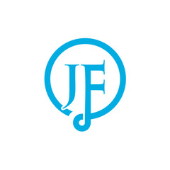 Elegant JF Monogram Logo