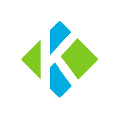 Modern Letter K Abstract Logo Design