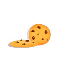 cookies cute breakfast cartoon style illustration