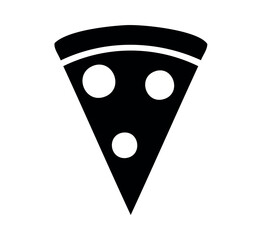 pizza vector illustration on white background.