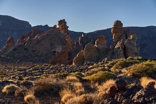 Roques de Garcia at sunrise