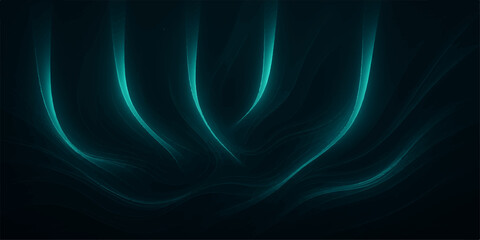 Abstract blue background with flowing light waves and futuristic digital fractal lines, creating a textured motion space
