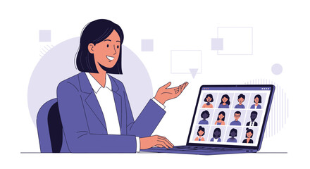 Online Meeting Communication And Business Networking In A Virtual Environment