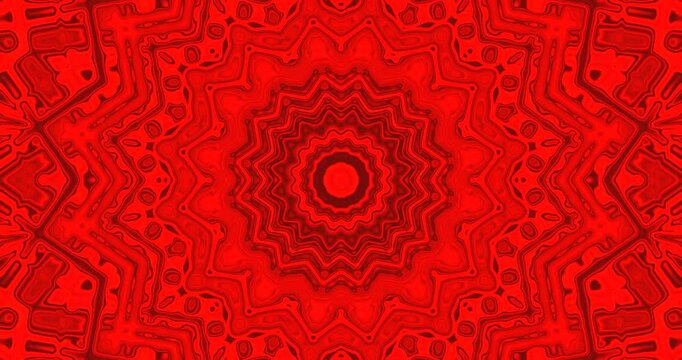 Vibrant tunnel video loop creating an immersive visual experience with captivating red patterns and seamless motion