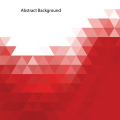 red triangle vector background. abstract illustration. eps 10