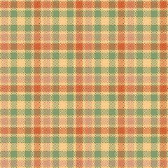 Seamless orange color check pattern.Repeating patern plaid. Checkered design for prints.Repeated tartan fabric.Vector scottish fabriс. Ekose texture. Madras flannel.Checker line.Stripe gingham

