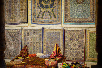 Carpets BAzar Uzbekistan Bachara